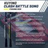 Canna da pesca KUYING Clash Battle Song per la pesca dalla barca, attrezzatura da pesca, fibra di carbonio, modelli con impugnatura allungata e standard