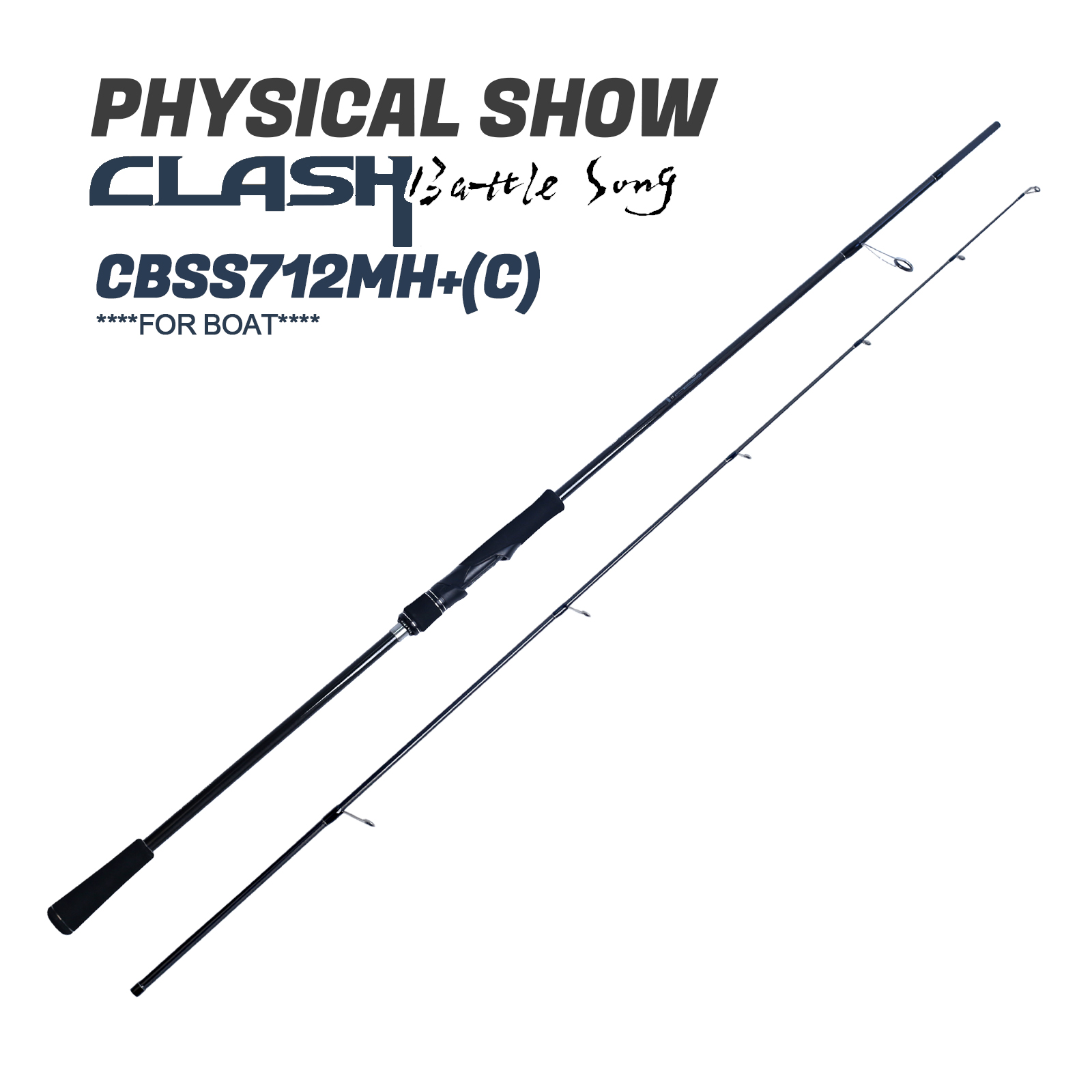 KUYING Clash Battlesong 7'1" MH Boat Spinning Carbon Fishing Rod with Fuji Guides - immagine 3